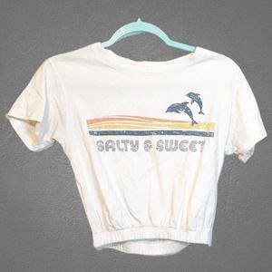 Circlex Boutique Salty Sweet Beach Crop Top
